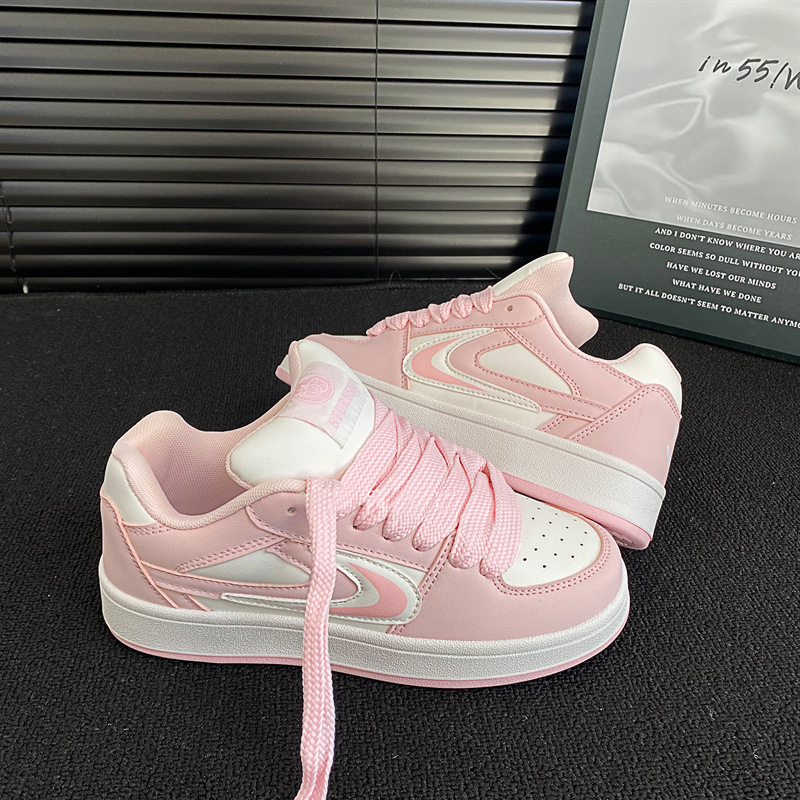 Dopamina retro pequeño relámpago zapatos de pan verano y otoño de 2025 nuevos zapatos de skate en zapatos casuales blancos