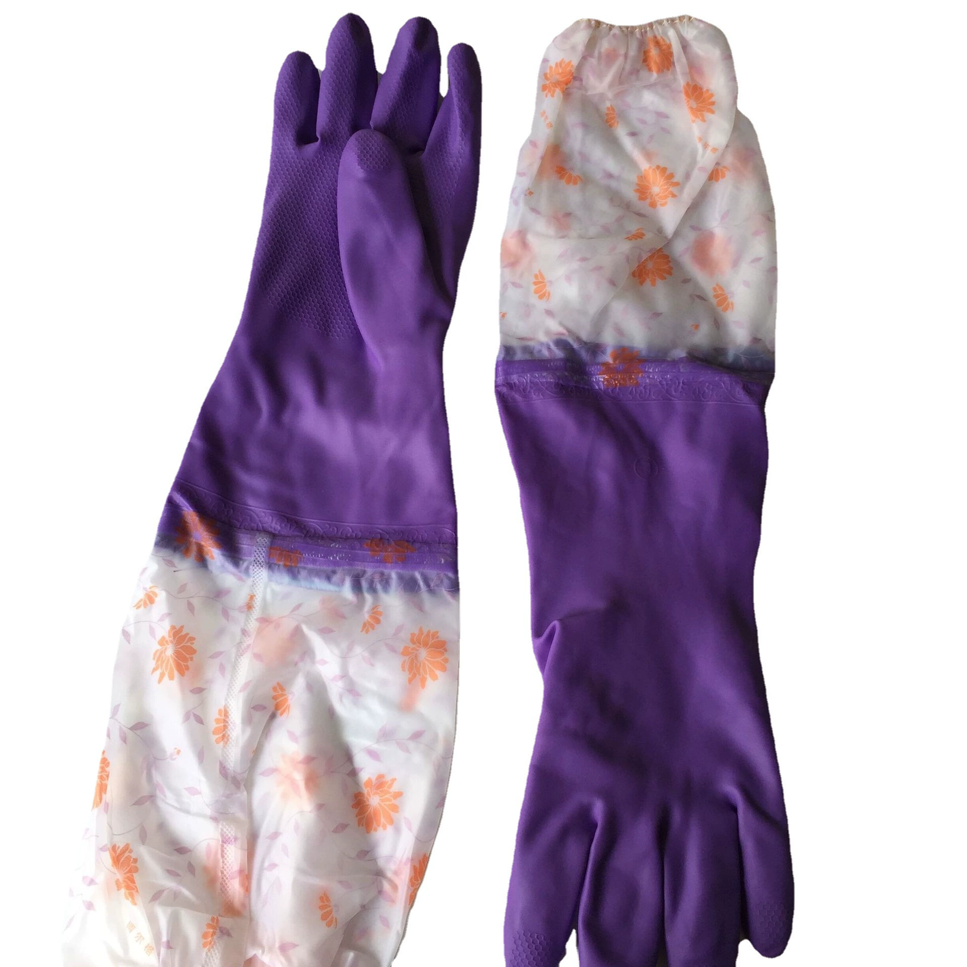 Восточная Азия Borger 108-4 Теплые бытовые водонепроницаемые мягкие удобные перчатки для чистки и стирки кухни без запаха с длинным рукавом