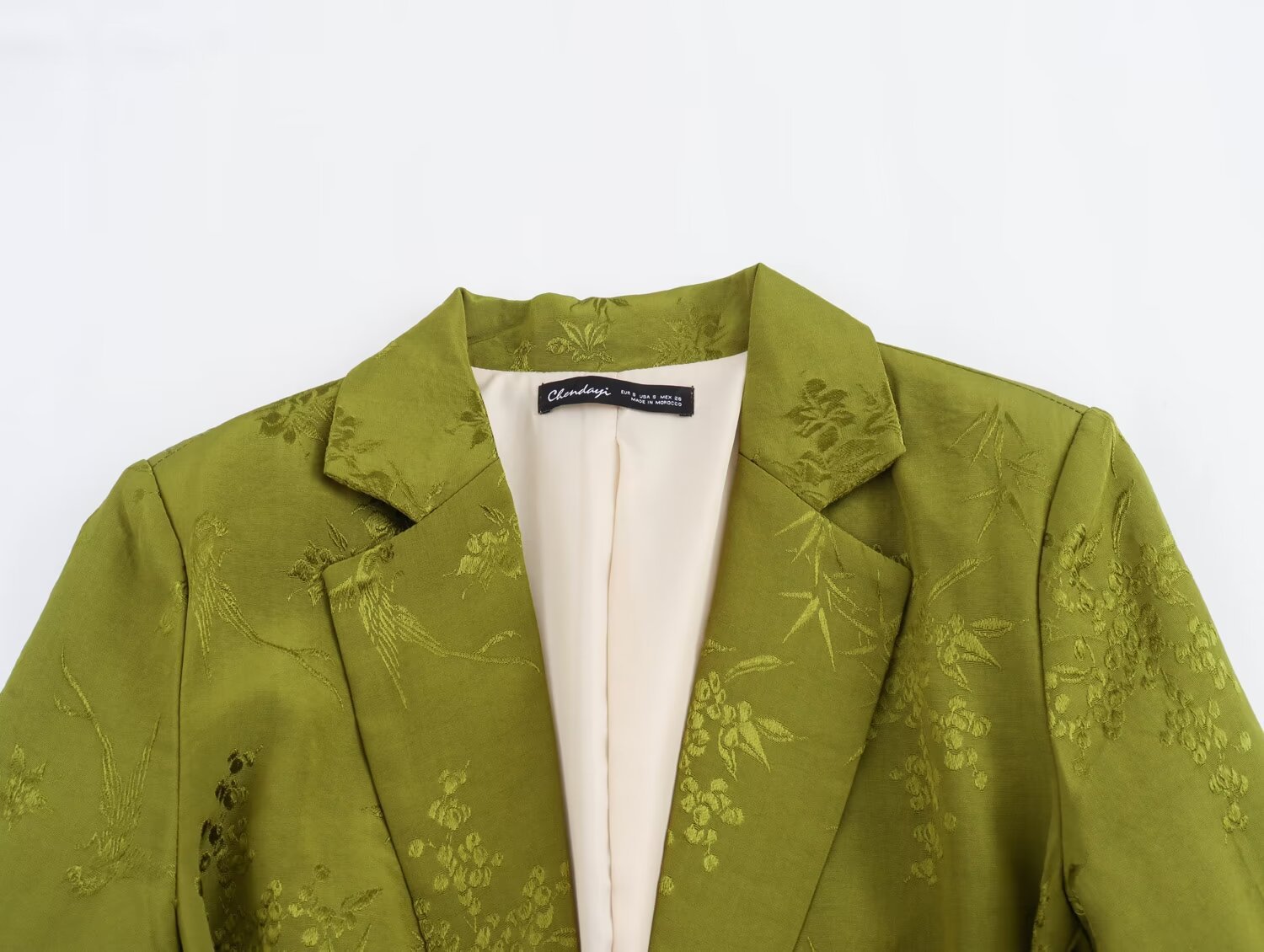 Women's 2024 summer new bow decoration jacquard suit straight leg pants set_voghion.com