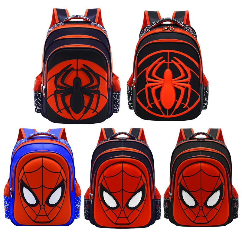 Elementary School Student Schoolbag Boy Backpack Spider Facial Makeup Kindergarten Schoolbag 1-3-6 Grade Cartoon Schoolbag 3D Model Elementary School Student Schoolbag Boy Backpack Spider Facial Makeup Kindergarten Schoolbag 1-3-6 Grade Cartoon Schoolbag 3D Model