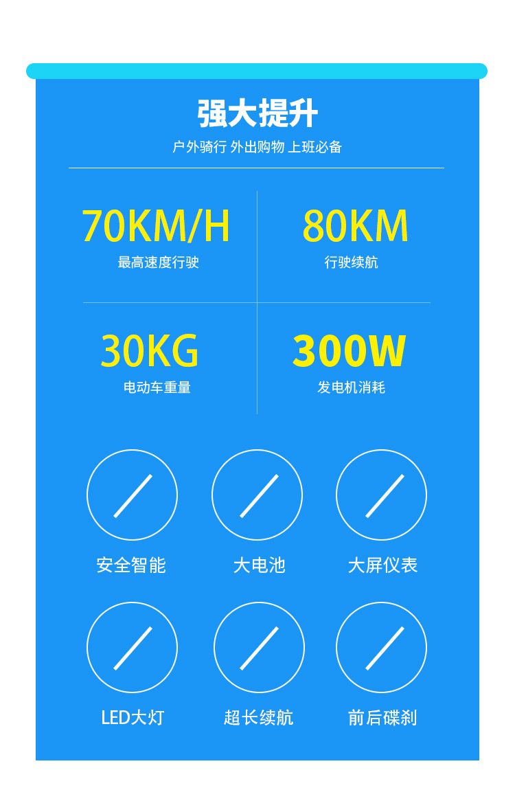 New Electric Scooter Battery Car Adult Electric Motorcycle
