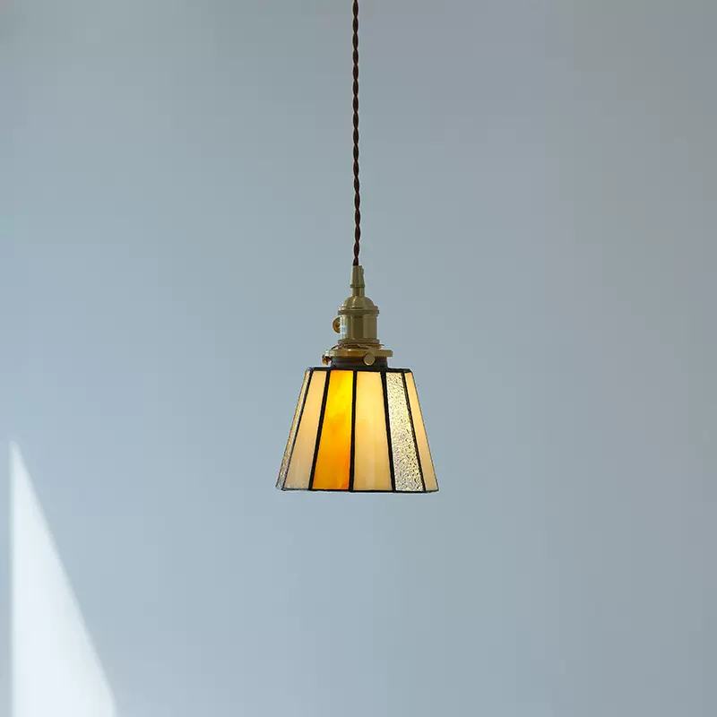 日式黄铜卧室床头灯北欧复古民宿咖啡厅小酒馆吧台玄关楼道小吊灯