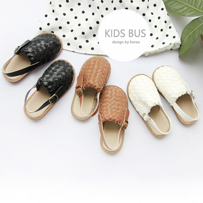 兒童寶寶單鞋2021春夏新款韓貨簡約童鞋沙灘鞋kdis shoes女童皮鞋