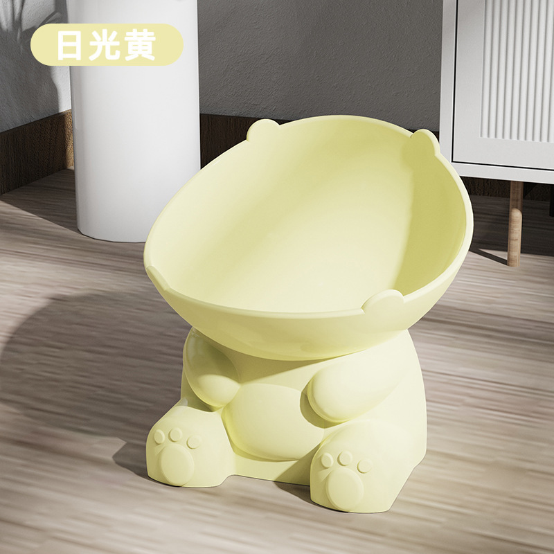 공룡 그릇--노란색