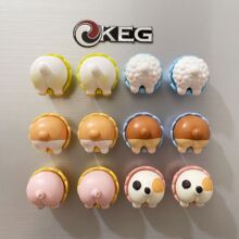 小动物羊屁屁冰箱贴创意磁吸3d立体树脂屁股磁贴文创纪念品小礼物
