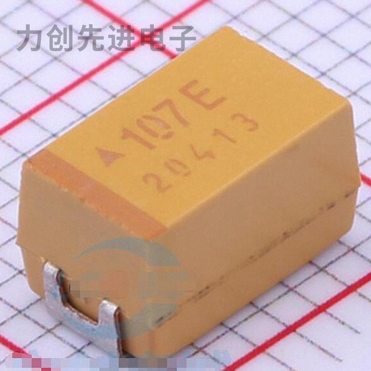 TAJE107M025RNJ 参数 100uF(107) ±20% 25V 钽电容