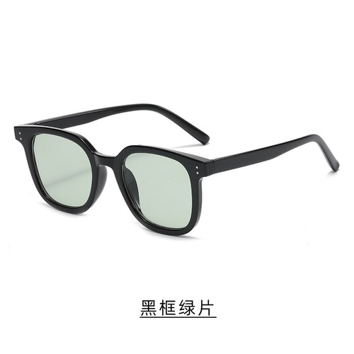  New Sunglasses Sunglasses Stars Same Style Retro Student Frame Glasses Fashion Women Anti-UV Wholesale