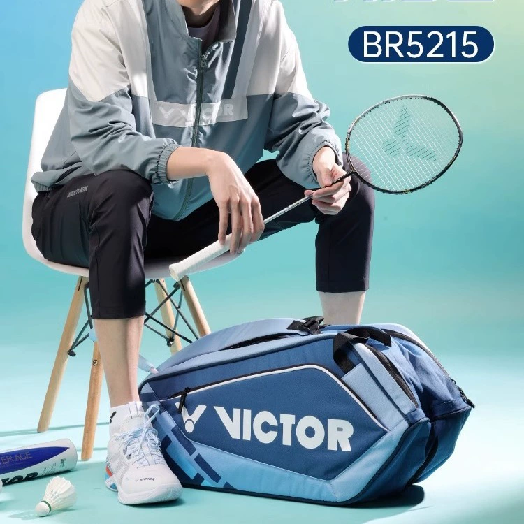 Wickdo VICTOR прямоугольная сумка для бадминтона BR5215 шесть упаковок сумка для ракетки для соревнований сетка перо изоляционный слой
