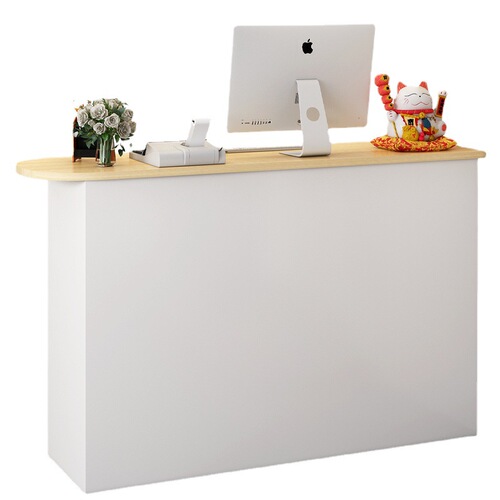 Minimalist modern checkout counter bar table commercial store small checkout counter counter clothing store front reception desk