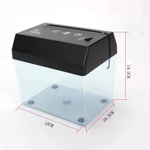 USB Electric Dual -Use Mini Crombled Paper Machine Небольшой A6 ​​A4. Фрагмент счета домохозяйства.
