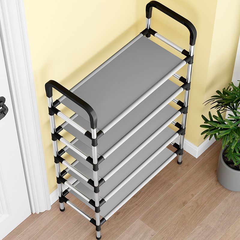 Estante de zapatos simple resistente al polvo de alquiler de estudiantes 12 porta de almacenamiento doméstico estante de puerta 33