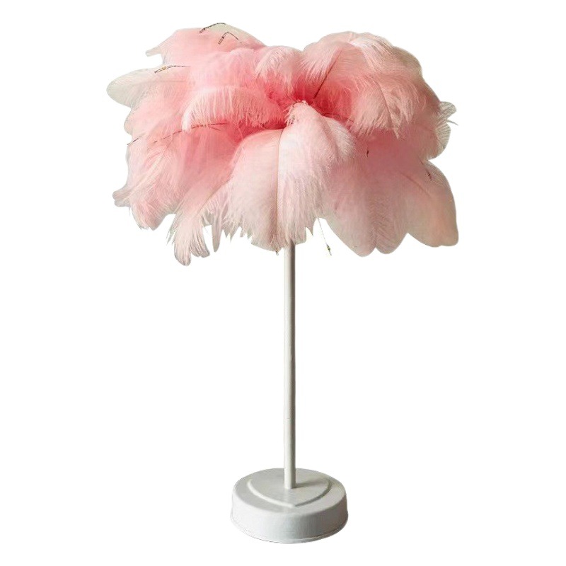 LED fuente fábrica creativa noche luz Internet celebridad chica Mesa lámpara pluma luz LED cadena batería Luz Portátil