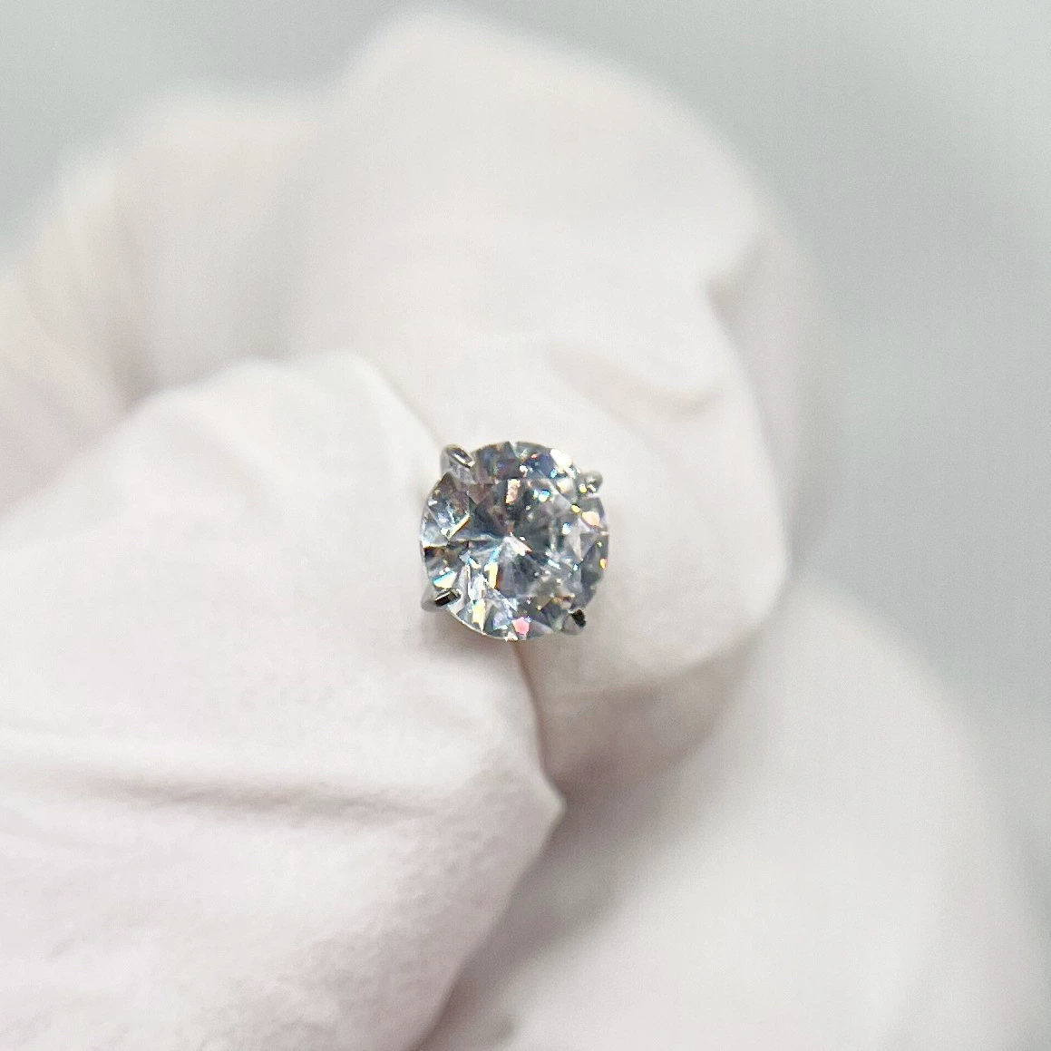 Серьги из Zirconium, металлическая пирсинг губы