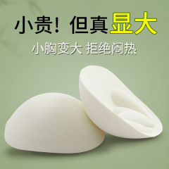 小胸厚み拡張ブラパッドネット有名人 6CM4CM プッシュアップ通気性分割下着スポンジパッドカップインサート