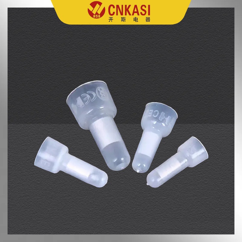 CE1/2/5/8 nipple type crimping cap transparent wiring cap flame retardant nylon quick connect terminal crimping terminal