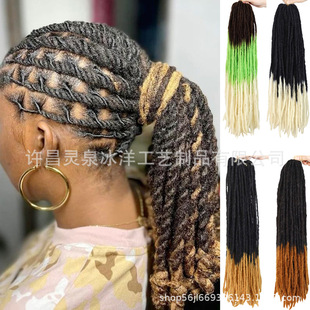 African foreign trade crochet dirty braid chemical fiber hair 280g 40inch root
