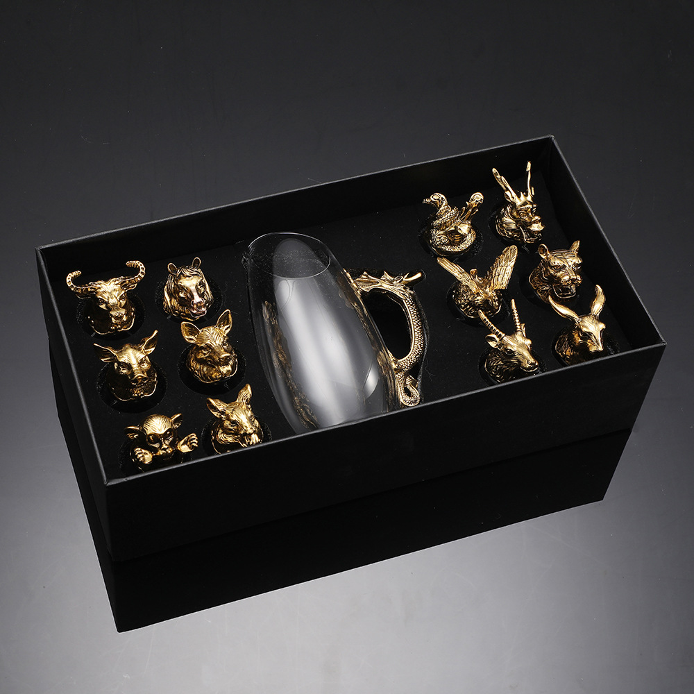 Wine dispenser, gift box, 15 ml, Chinese horoscope