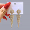 Silver needle, fashionable universal earrings, silver 925 sample, internet celebrity, simple and elegant design