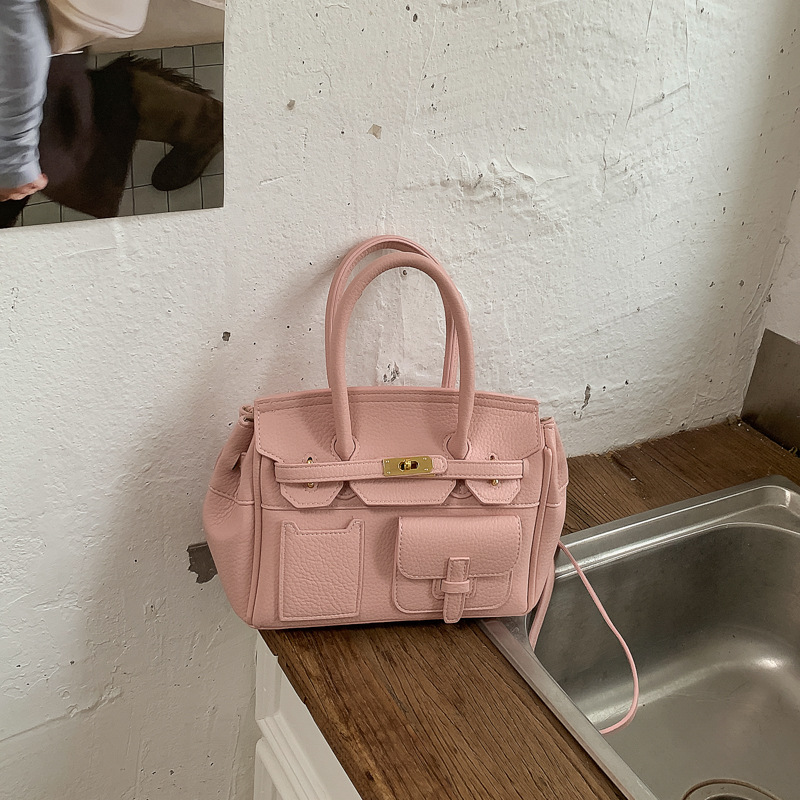 Bolso de tendencia transfronteriza de gran capacidad para mujeres 2026 nuevo retro bolso de transporte Kylie nicho bolso de hombro ligero de lujo