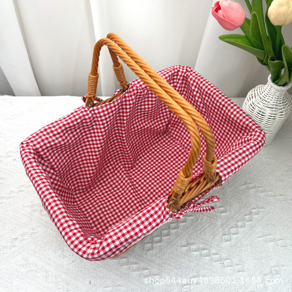 Cesta Portátil para Picnic y Compras para Frutas y Verduras image 4
