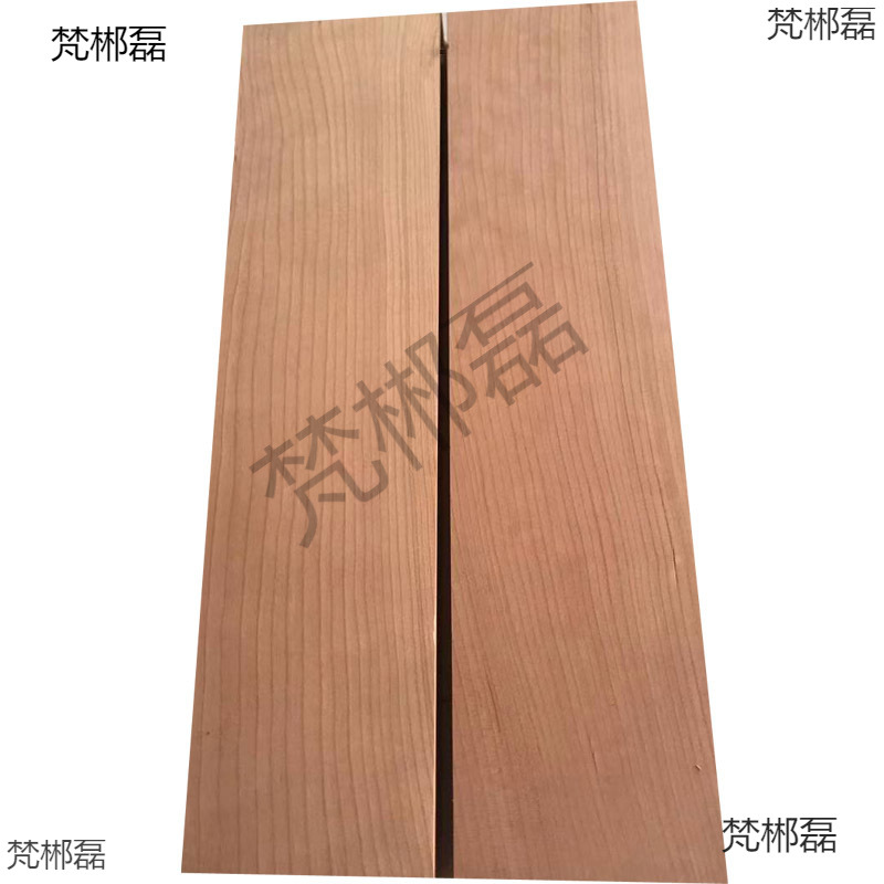 Madera de cereza Roja de América del Norte madera de cereza hoja de madera de madera maciza fina hoja de madera de madera fina registro de madera DIY soporte de productos grandes