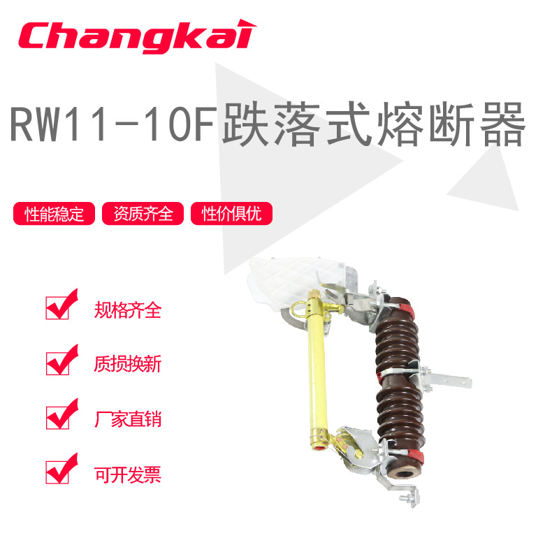 RW11-12F/100A户外高压跌落式保险RW11-12F带灭弧跌落式熔断器