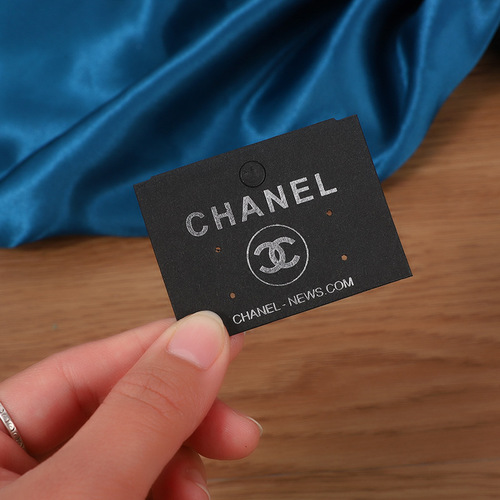 PVC sticker gold-plated earring display, earring stand jewelry display card wholesale large quantity discount