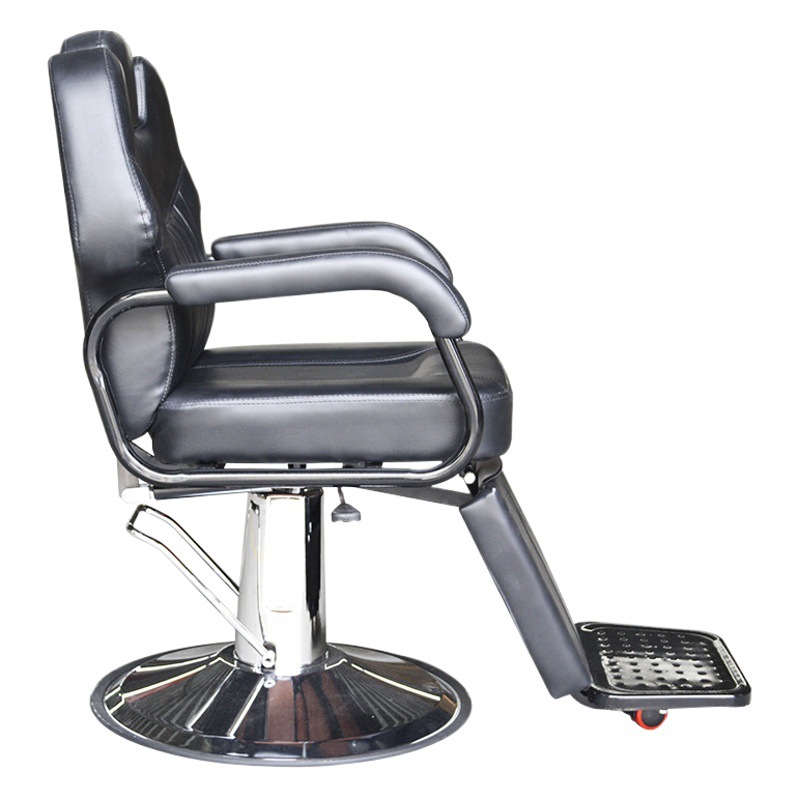 Silla de peluquero que levanta la silla de corte de pelo de la peluquería cabeza de aceite vintage tatuaje belleza silla de cuidado del cabello se puede poner silla de cuidado del cabello