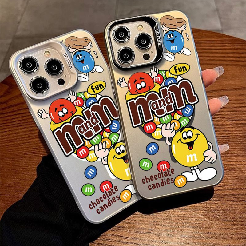 Colorful Silver Imd Apple Magnetic Phone Case Classy Mobile Phone Accessories Wave Cute All-Inclusive Strong Magnetic Suction Magsafe Case