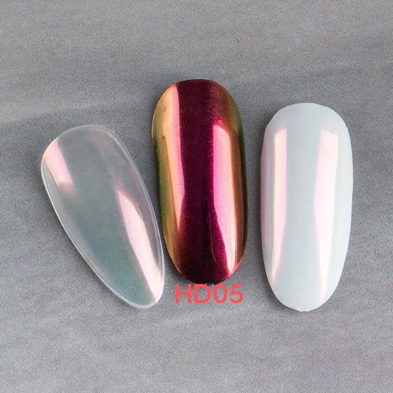 供应麻流穿戴美甲滴胶镜面极光光学变色龙粉 霓虹粉 仙女粉1g