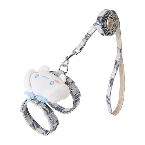 Cross-border new pet I-shaped traction rope, cat traction rope, cat leash, cat and dog chain, I-shaped back traction rope