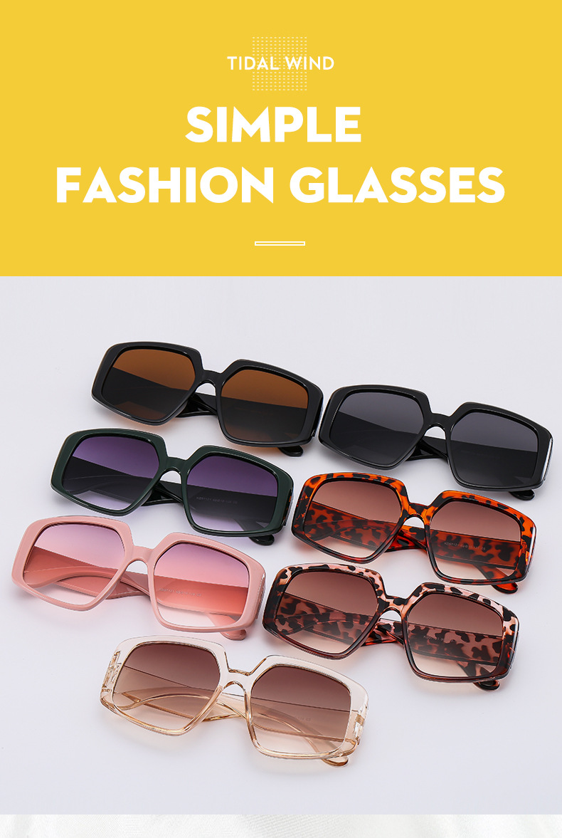 European and American new style irregular large frame sunglasses cross-border fashion retro sunglasses women's modern trendy sunglasses_voghion.com