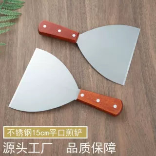 现货15cm加厚大号披萨铲不锈钢料理铲牛扒铲烘焙铁板烧煎饼铲