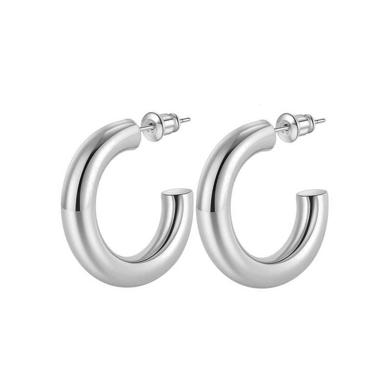 Cobre especial transfronterizo plateado 18K pendientes de oro real pendientes de alto grado pendientes geométricos de las mujeres pendientes de estilo frío pendientes simples de las mujeres