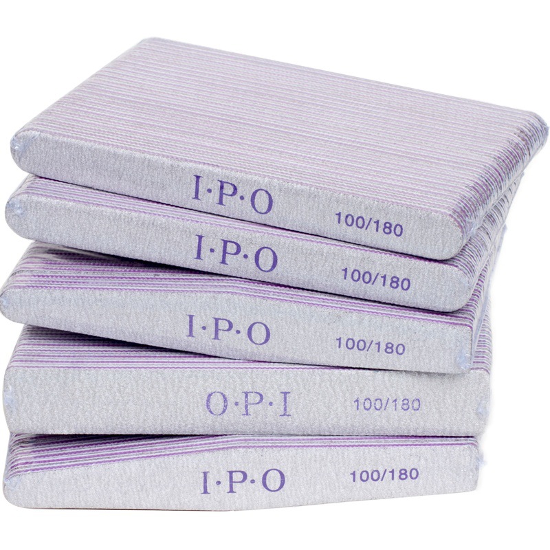 Tira de frotamiento de uñas lima de uñas tira de arena molienda de uñas salón de uñas pulido especial tira áspera itinerante Archivo de sello de madera delgada