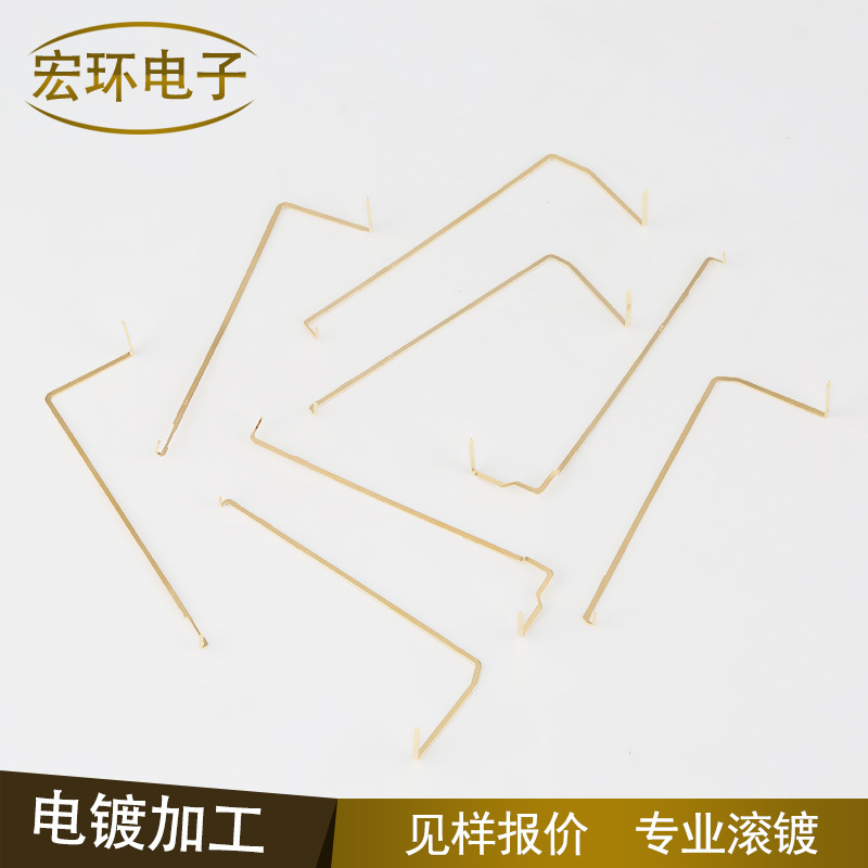 苏州厂家供应机械配件表面镀金加工  铜件电镀加工 滚镀加工