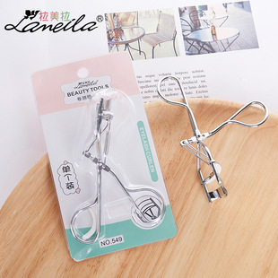 Lamela Curling Eyelash Curler Black Silver Stainless Steel Eyelash Curler Grafting False Eyelashes Tool 549