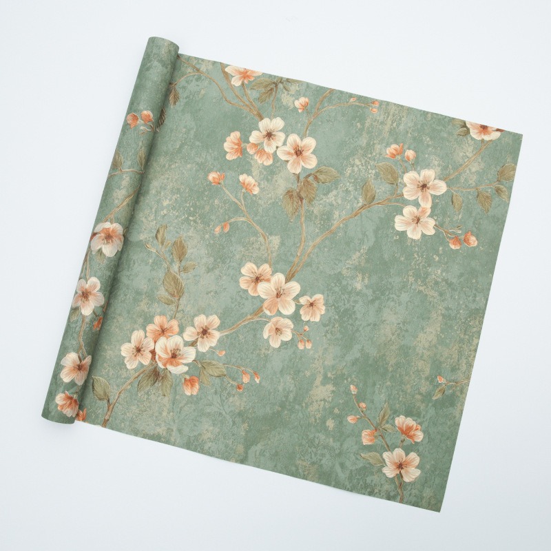 Nuevo papel de arte estampado en caliente con relieve, papel de regalo romántico para ramos de flores, papel Fenghua impermeable de alta gama para empaque de flores