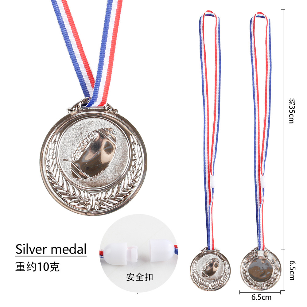 Trofeo medalla olivo Super Bowl Copa del Mundo fútbol trigo oreja medalla de oro campeón Copa plástico deportes Juegos Accesorios de recompensa