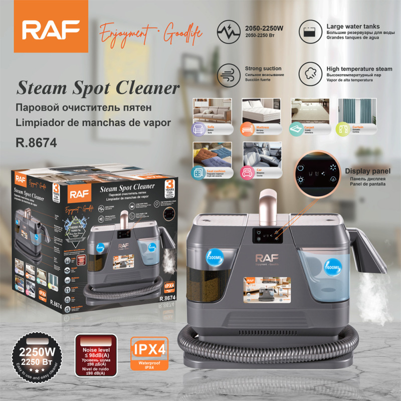 Raf European Standard High-Temperature Steam Cleaning Machine Carpet Cleaning Machine High-Power Household Sofa Window Furniture All-In-One Machine Raf European Standard High-Temperature Steam Cleaning Machine Carpet Cleaning Machine High-Power Household Sofa Window Furniture All-In-One Machine