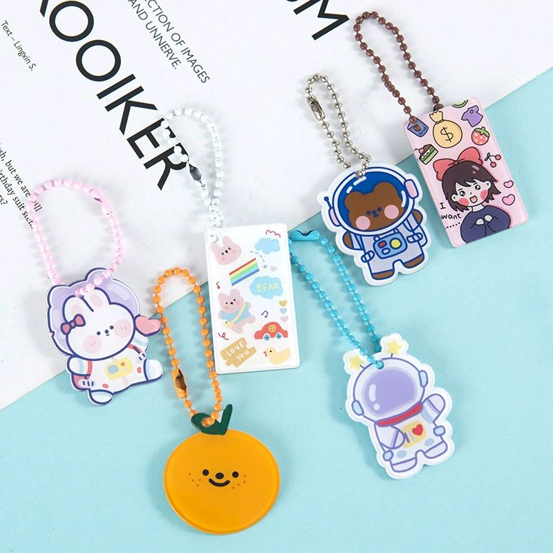 Acrylic keychain, cartoon baby rocker, pendant for keys, custom-made, wholesale