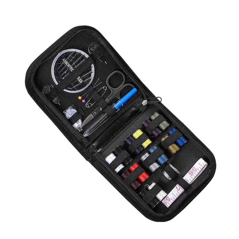 Viaje a casa Bolso de costura portátil transfronterizo Herramientas de costura para el hogar Juego de 10 piezas Caja de hilo Caja de costura