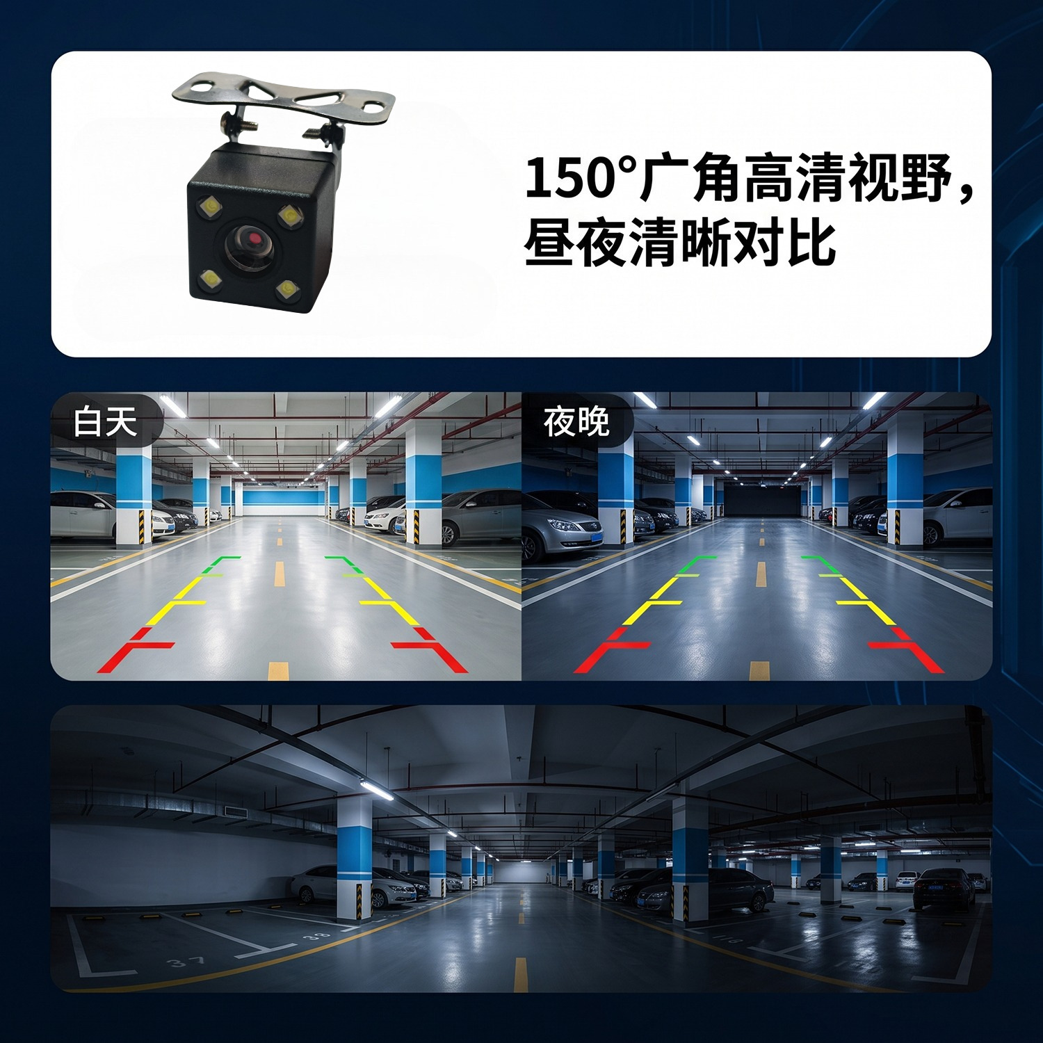 Specialized Rearview Mirror Type with Priority Reversing Image Screen, Automatic Brightness Adjustment, Reversing Image Display