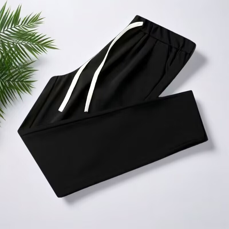 Ice Silk Pants Men's Summer Thin Air Conditioning Pants Sports Pants Quick-drying Breathable Casual plus size Slim-fit Small Foot Pants Ice Silk Pants Men's Summer Thin Air Conditioning Pants Sports Pants Quick-drying Breathable Casual plus size Slim-fit Small Foot Pants