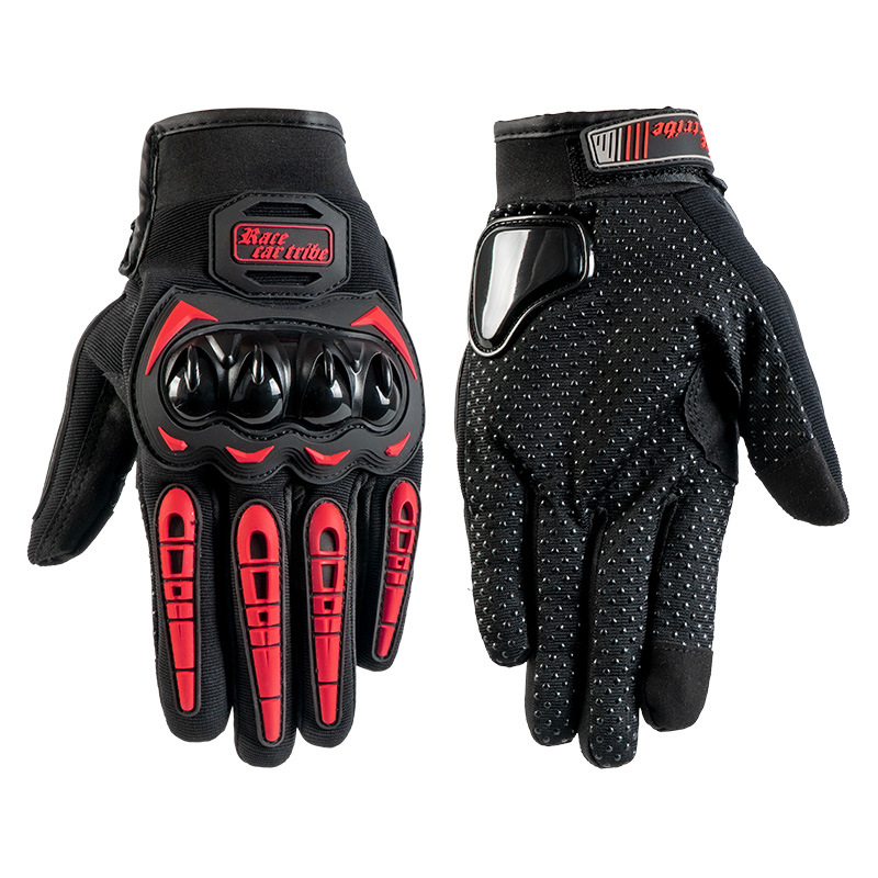 Motocicleta guantes unisex dedo completo pantalla táctil antideslizante transpirable motocicleta Knight equipo guantes de coche eléctrico