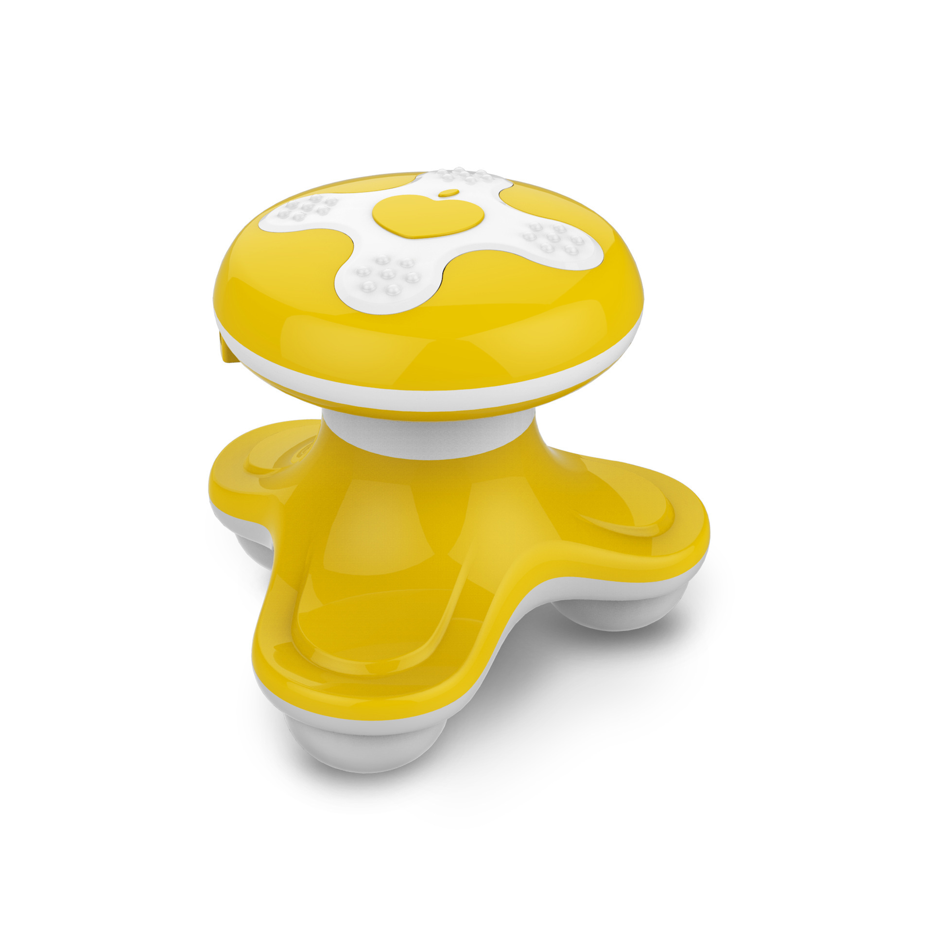 Ola de agua pequeño masajeador triangular MINI eléctrico vibración eléctrica de tres patas mini masajeador de mano fábrica