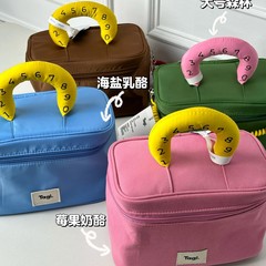 ✧Tagi2025新款哈兜分层设计收纳尼龙防水洗漱包大容量化妆包伴手