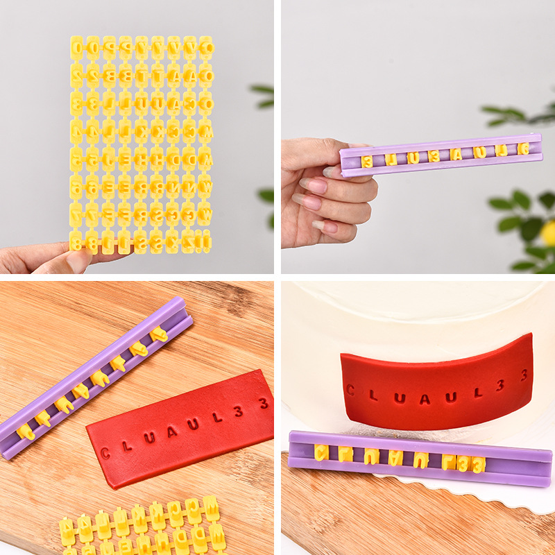 Juego de moldes para galletas con letras del alfabeto inglés, tamaño pequeño, 26 piezas, herramientas para hornear, sellos para decoración de pasteles de fondant.