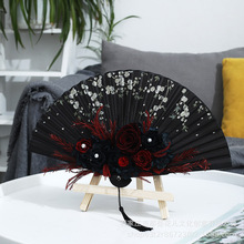 中国风永生花折扇网红摆件成品创意DIY材料包