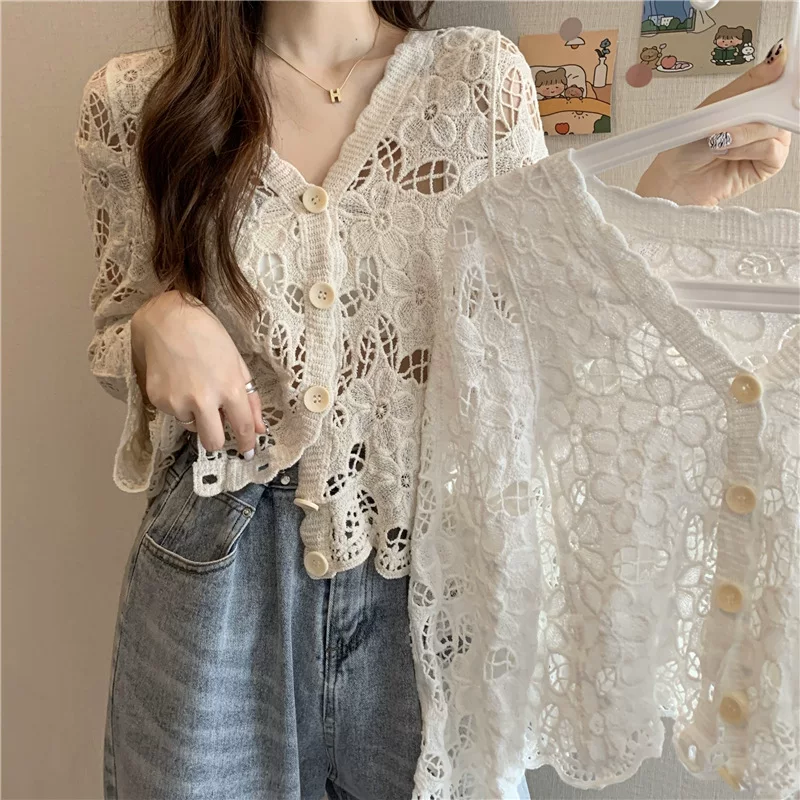 Thin cardigan, summer cloak, slip dress, jacket, sun protection